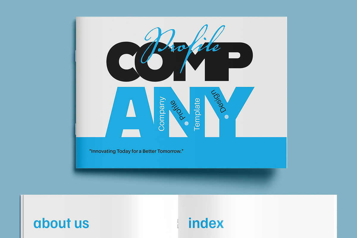 Company Profile Template, a Brochure Template by MightyDesign (Photo 2 of 9)