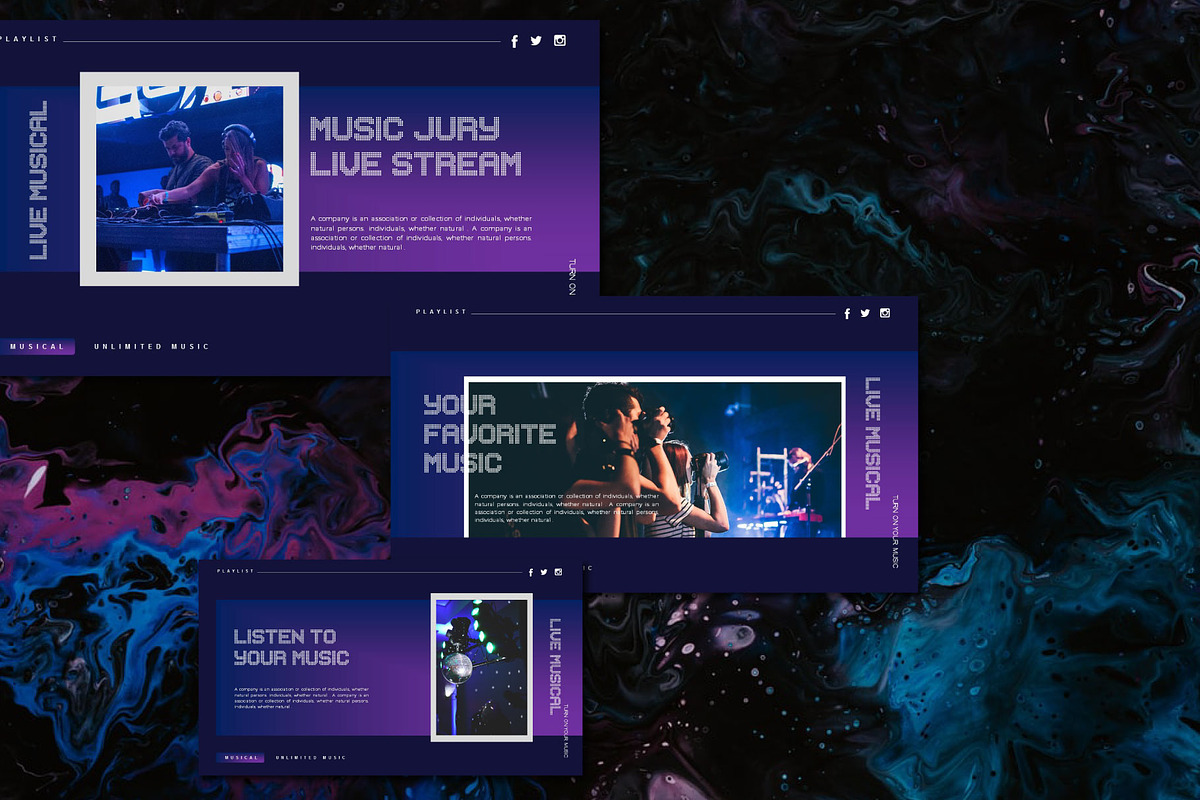 PLAYLIST | Powerpoint Template, a Presentation Template by Barland Design (Photo 5 of 13)