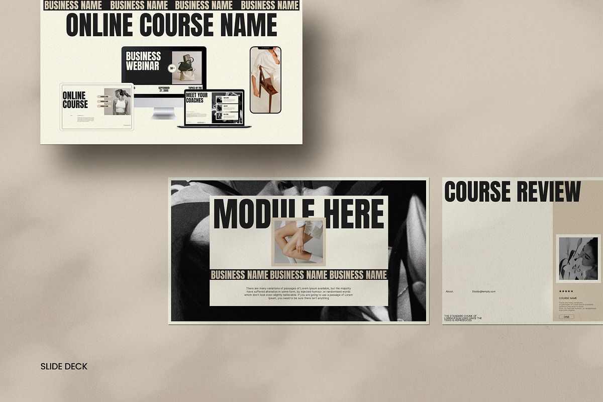Slide Deck Masterclass Webinar, a Presentation Template by Studio Temply (Photo 7 of 14)