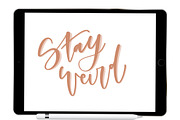 Shadow Procreate Lettering Brush, a Brush Add-On by Blue Strawberry Studio (Thumbnail 3 of 5)