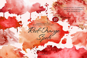 Red-orange spots