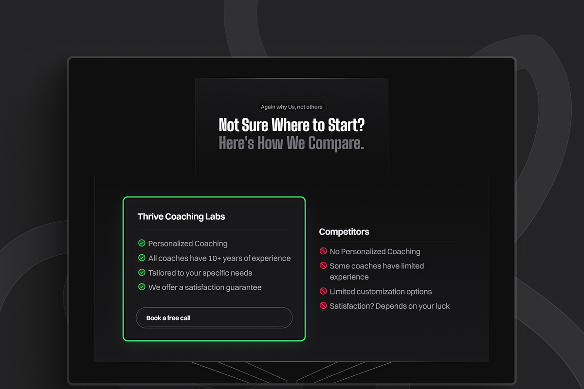 Ascendger: Framer Template for Coach, a Landing Page Template by hueMubin (Photo 4 of 10)
