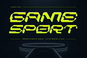 Game Sport - Branding Logo Font, a Sans Serif Font by Nirmana Visual (Thumbnail 1 of 11)
