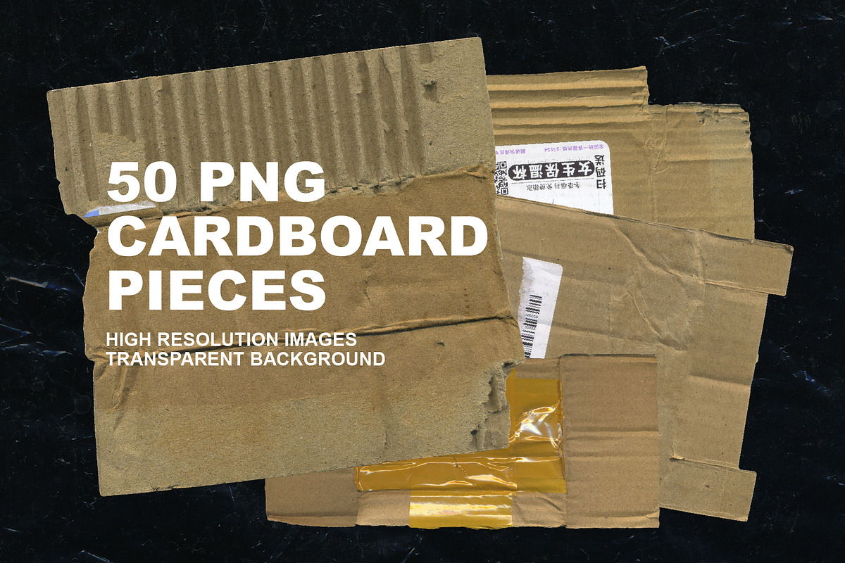 Cardboard Collage Texture PNG Pieces, a Graphic by LarysaZabrotskaya (Photo 1 of 11)