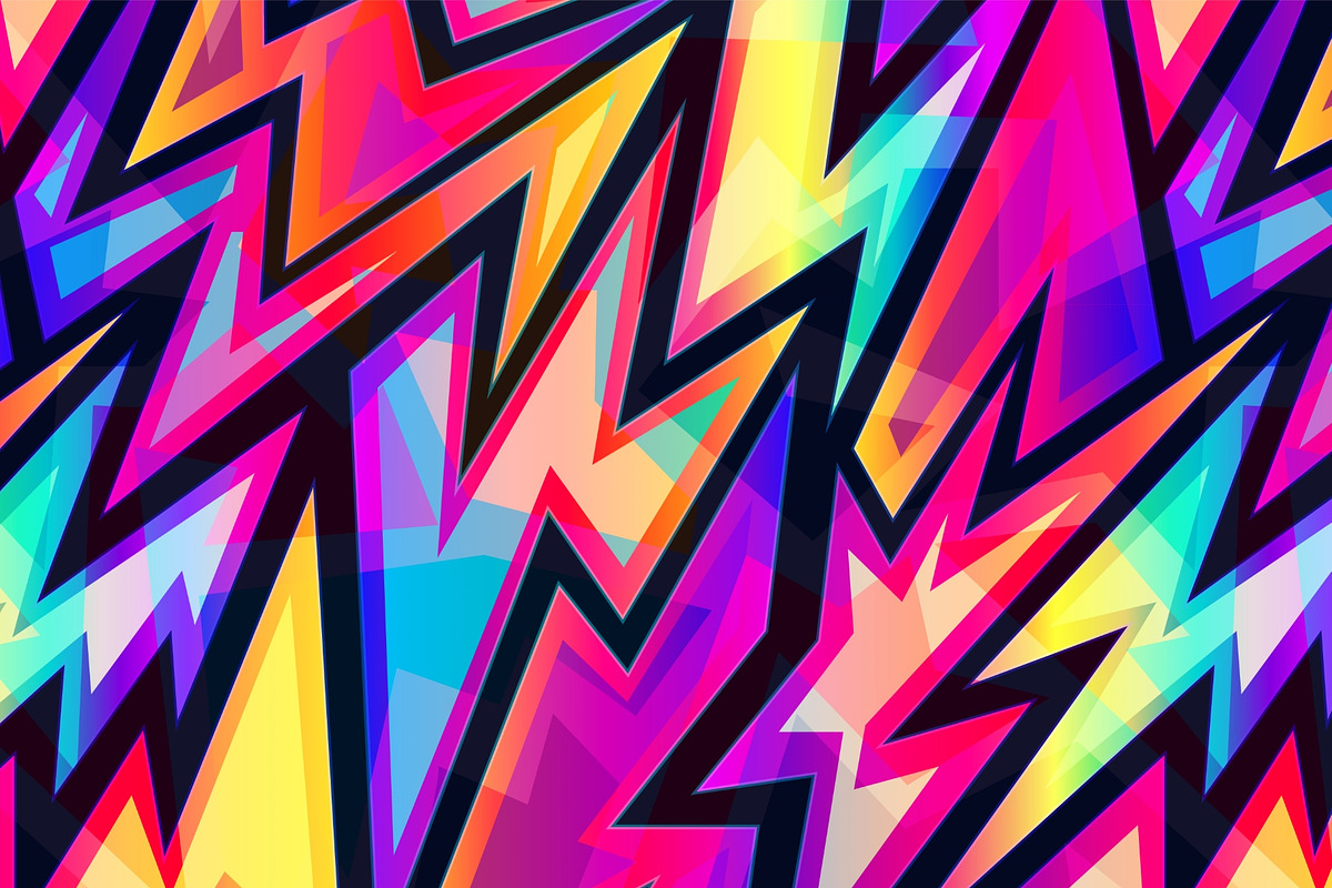 Vibrant seamless pattern pack, a Pattern Graphic by Gudiny (Photo 10 of 12)