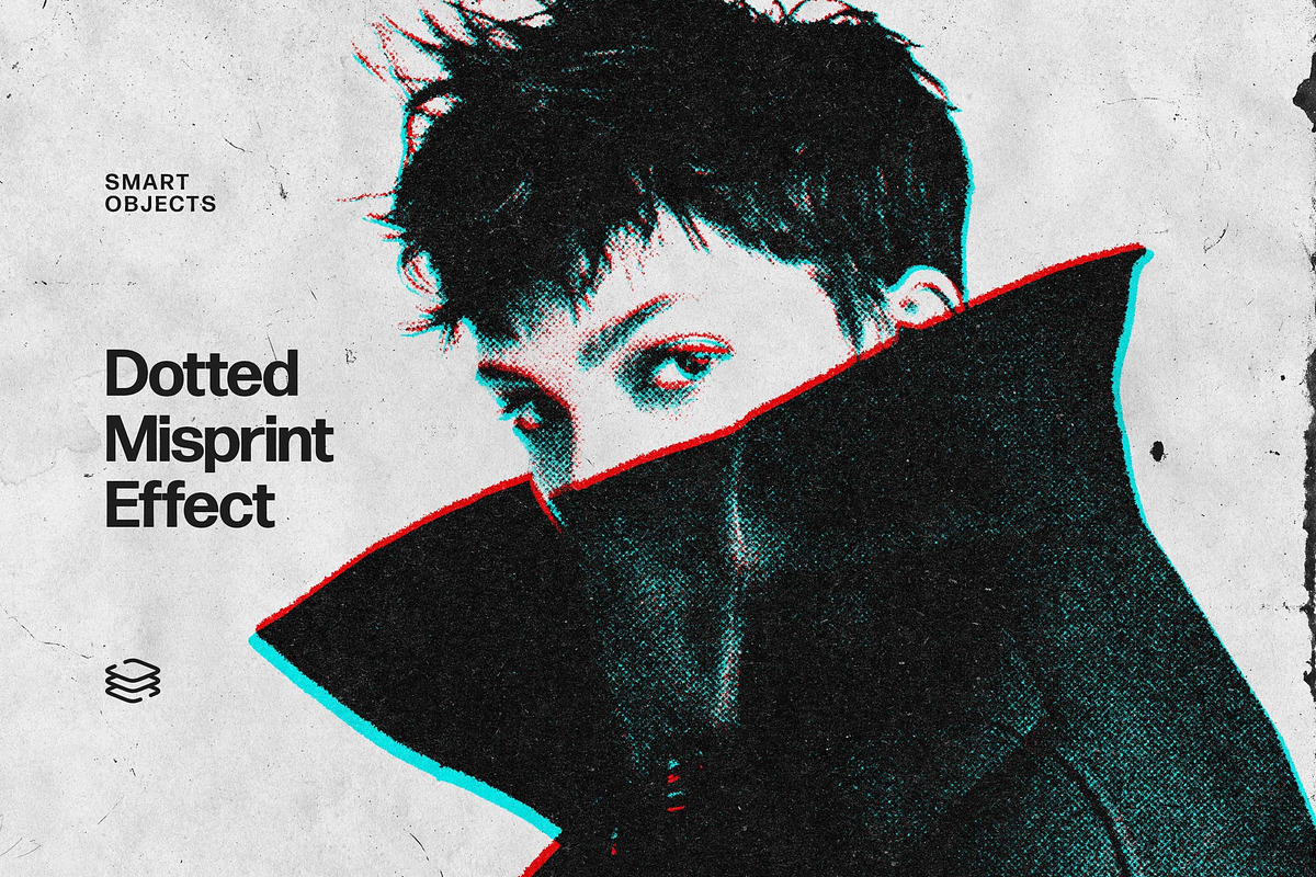 Dotted Misprint Effect, a Layer Style Add-On by Design Squad (Photo 1 of 5)
