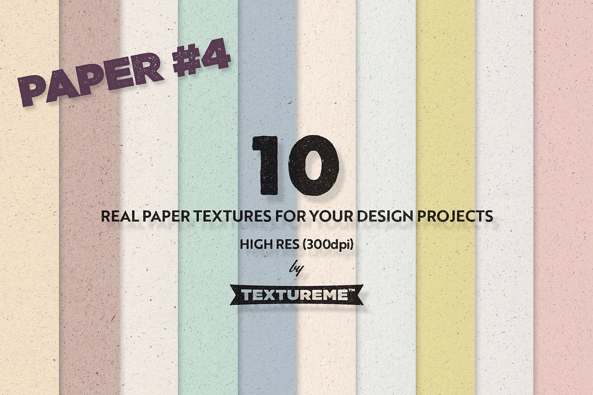 Paper #4 - 10 High-Res Craft Papers, a Texture Graphic by TextureMe Co. (Photo 1 of 3)