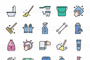 Hygiene Routine Filled Line Icons, an Icon by IconBunny (Thumbnail 2 of 2)