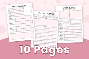 Printable Podcast Content Planner