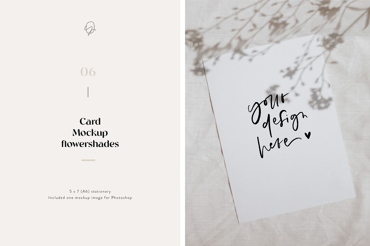 06 - Card Mockup Stationary, a Print Template by youdiful creation (Photo 1 of 2)