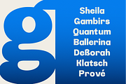 Gandaria Display Typeface, a Sans Serif Font by Haps Space (Thumbnail 5 of 15)
