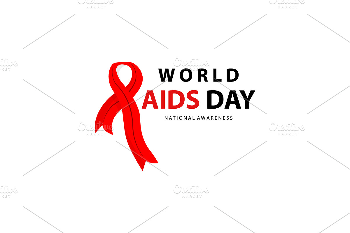 World Aids Day, Aids Ribbon Logo, a Branding & Logo Template by Maylianaw28