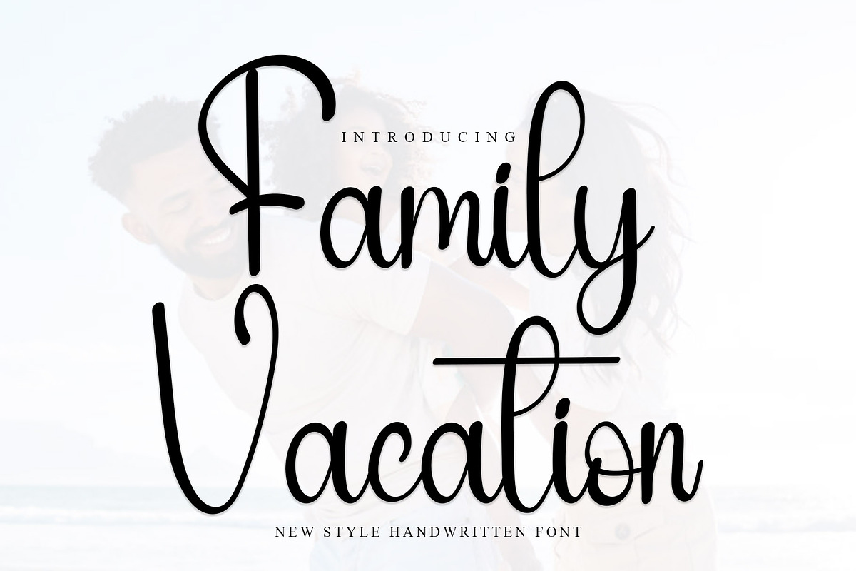 Family Vacation, a Handwritten Font by FreshTypeINK (Photo 1 of 7)