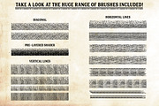 Finest Vintage - Illustrator Brushes, a Brush Add-On by The Artifex Forge (Thumbnail 9 of 12)