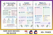 The Mindful Anxiety Journal, a Stationery Template by Designmela01 (Thumbnail 4 of 6)