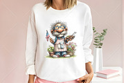 Whimsical 4th of July Grandpa PNG, a Seasonal Illustration by Canvas Craft (Thumbnail 6 of 10)