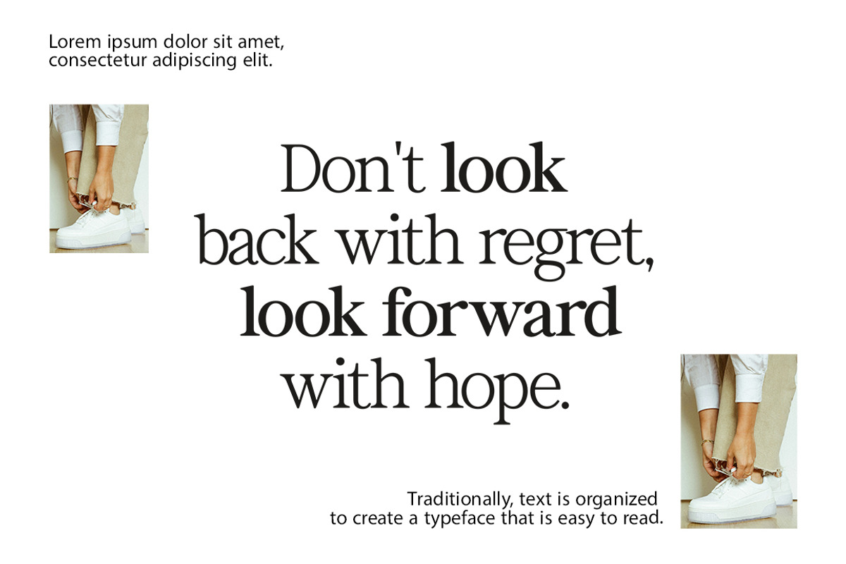 Results Letter Family (18 Fonts), a Serif Font by Positive TypeFoundry (Photo 15 of 17)