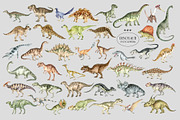 DINOSAURIA  Prehistoric encyclopedia, an Animal Illustration by Anastezia Luneva (Thumbnail 11 of 11)