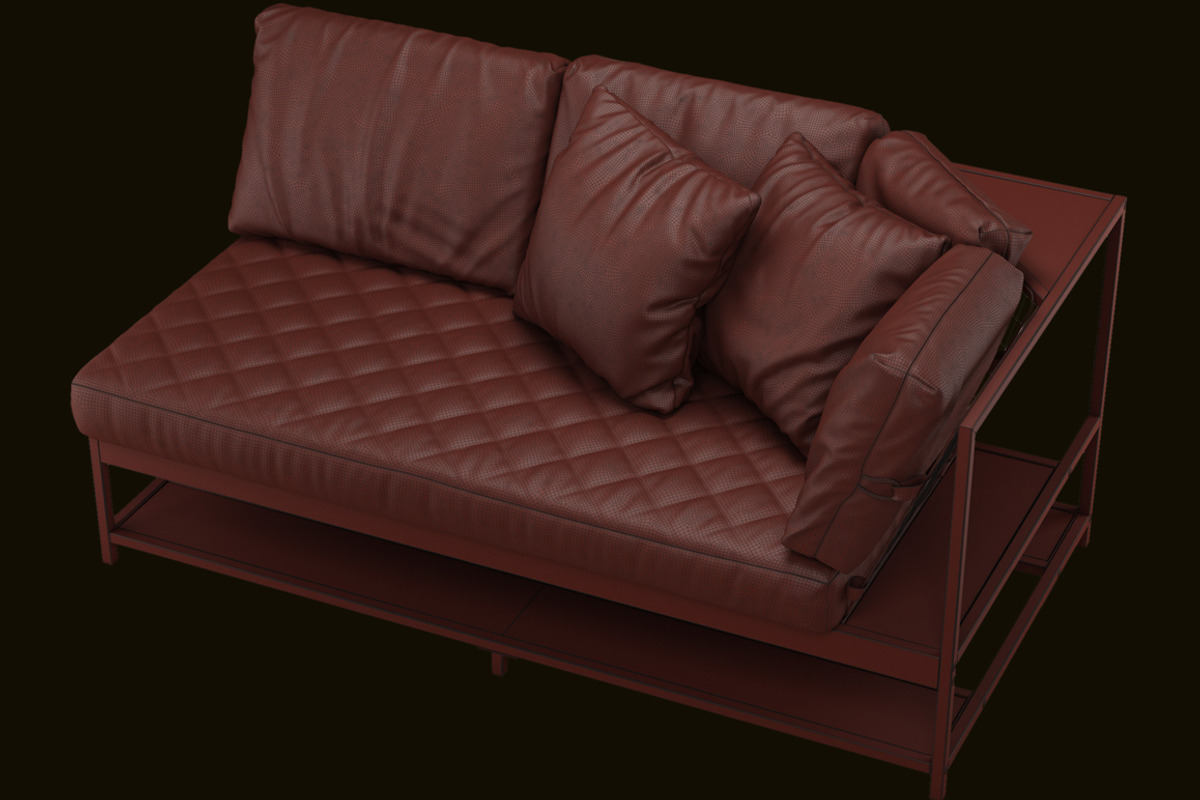 IKEA Ekebol Sofa, a Furniture 3D Model by dk 3d models (Photo 6 of 8)