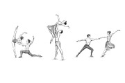Ballet set illustrations, an Illustration by Ana Capree (Thumbnail 4 of 8)