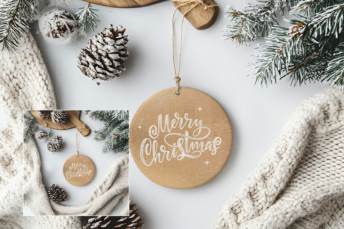 Christmas Ornament Mockup SC014 - 01, a Books & Magazine Mockup by Callistemon Creative (Photo 9 of 10)