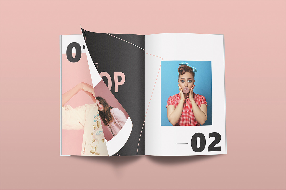 Vintage Retro Fashion Magazine, a Magazine Template by Brand Square (Photo 4 of 12)