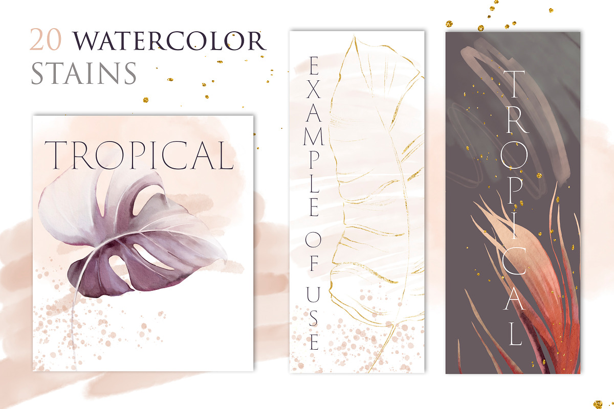 Watercolor Tropical Collection, an Illustration by Les Frolova (Photo 6 of 14)