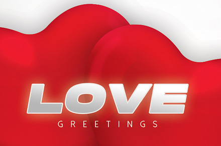 Greetings Valentine's Day Flyer