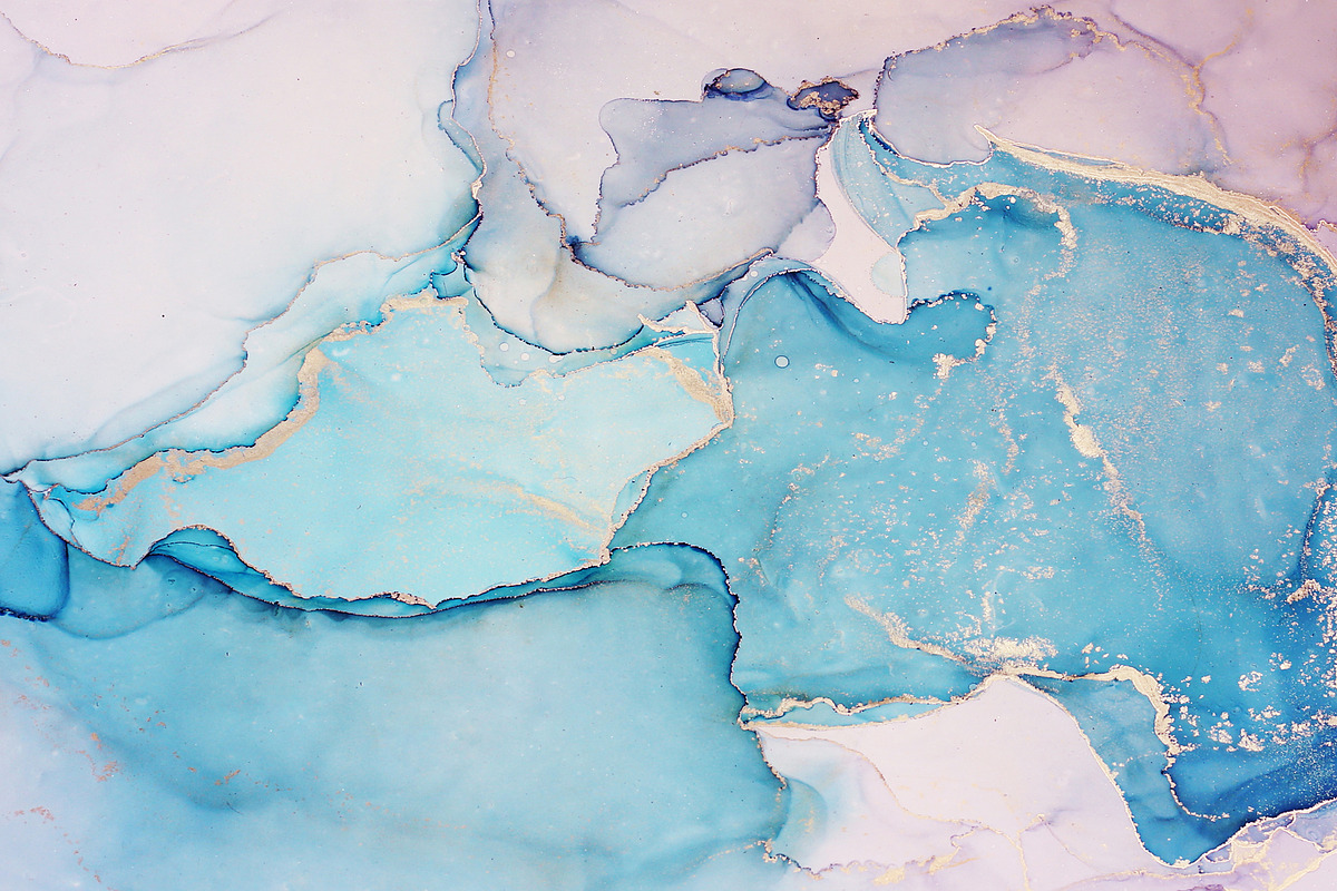 Blue Pastel Ink Textures, a Texture Graphic by Anntuan (Photo 4 of 9)