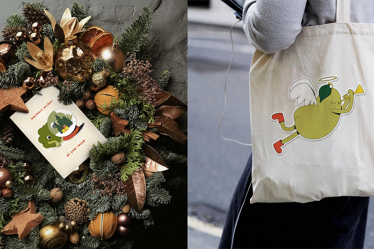 Winter Characters Illustration set, a Seasonal Illustration by marmarina (Photo 5 of 12)