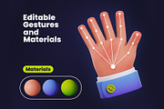 Hand Gestures 3D Icons, an Object 3D Model by Rakata Studio (Thumbnail 4 of 7)