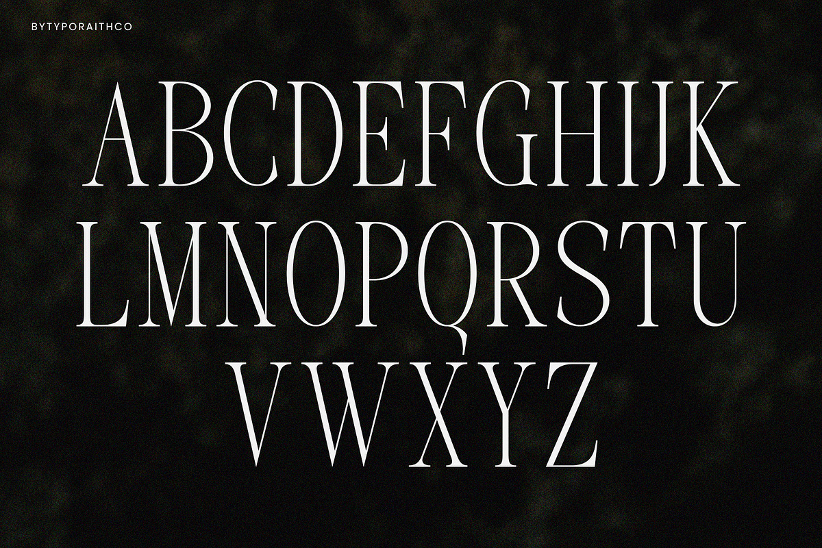 Bevaloire | A Modern Display Serif, a Serif Font by Typoraith Co (Photo 5 of 7)
