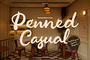 Penned Casual - Handwritten Font, a Handwritten Font by Inviline.co (Thumbnail 1 of 11)