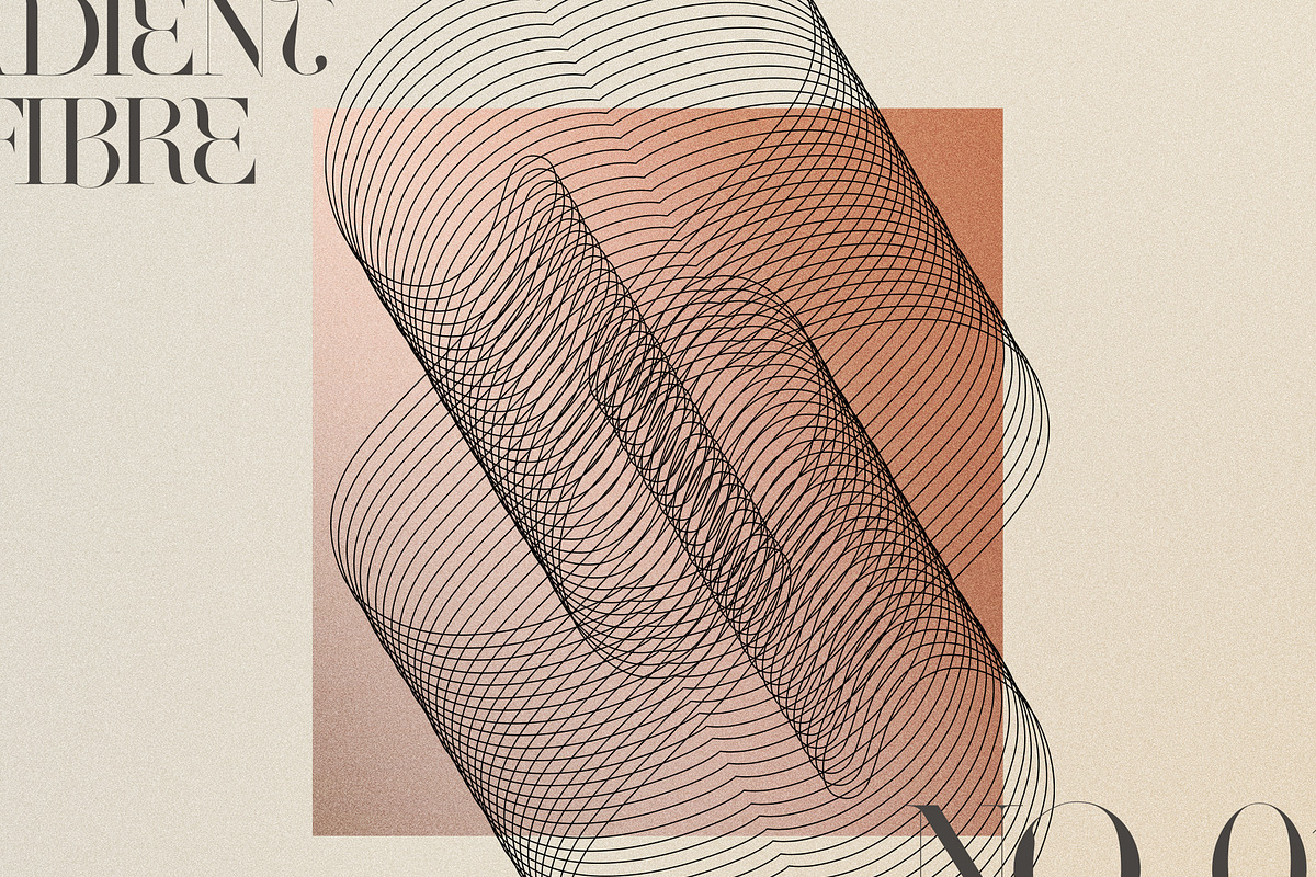 Gradient Texture & Retro Geometry, a Texture Illustration by Laras Wonderland (Photo 4 of 13)