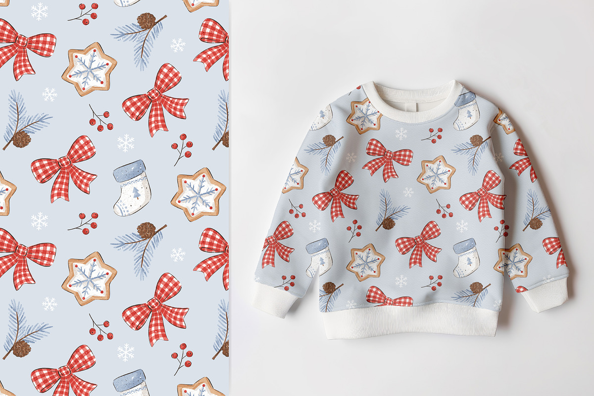 Winter holidays, a Pattern Graphic by Olena Kuznietsova (Photo 4 of 8)