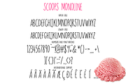 Scoops Font, a Sans Serif Font by theinkaffair (Thumbnail 6 of 9)