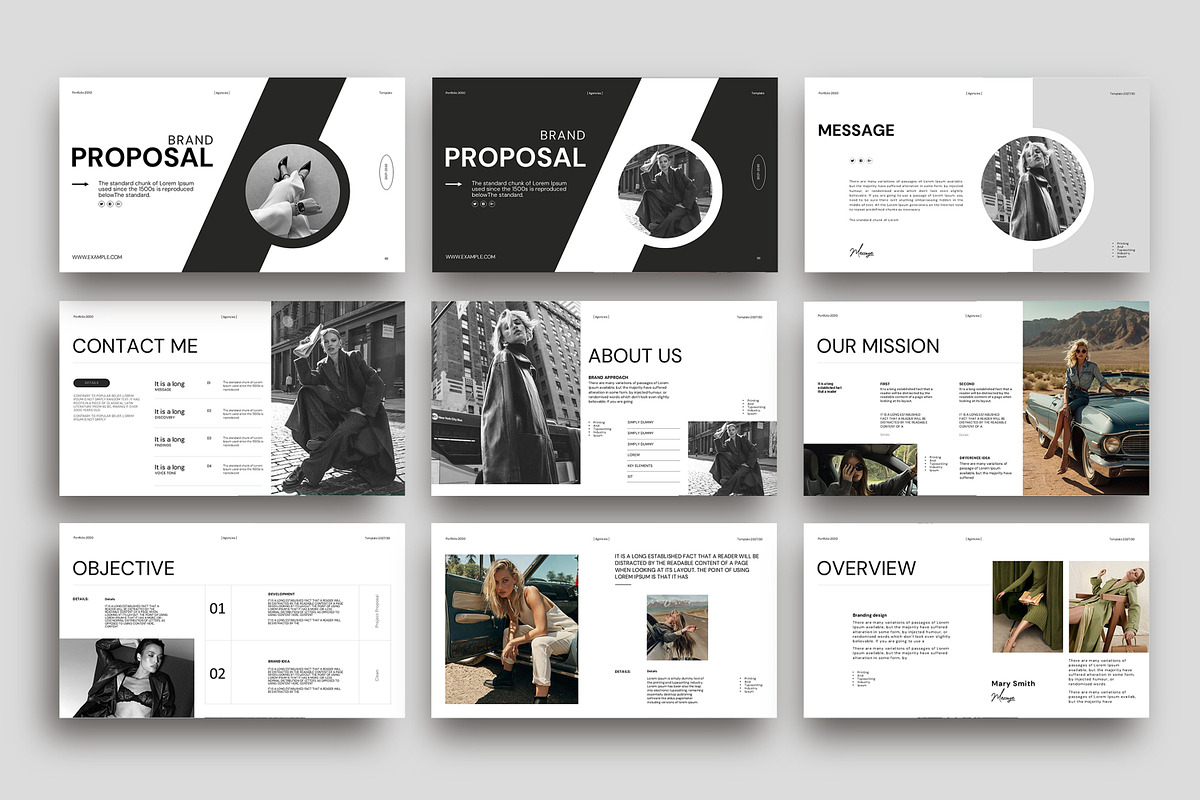 Brand Proposal Presentation Template, a Presentation Template by Alvi-Studio (Photo 2 of 8)