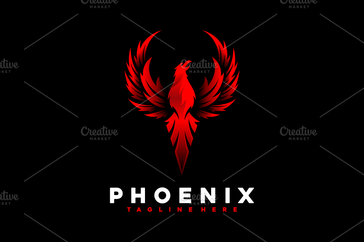 Phoenix Logo, a Branding & Logo Template by VectorCrow (Photo 2 of 2)