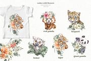 Jungle Cuties. Tropical Baby Animals, an Animal Illustration by Cat In Colour (Thumbnail 5 of 9)
