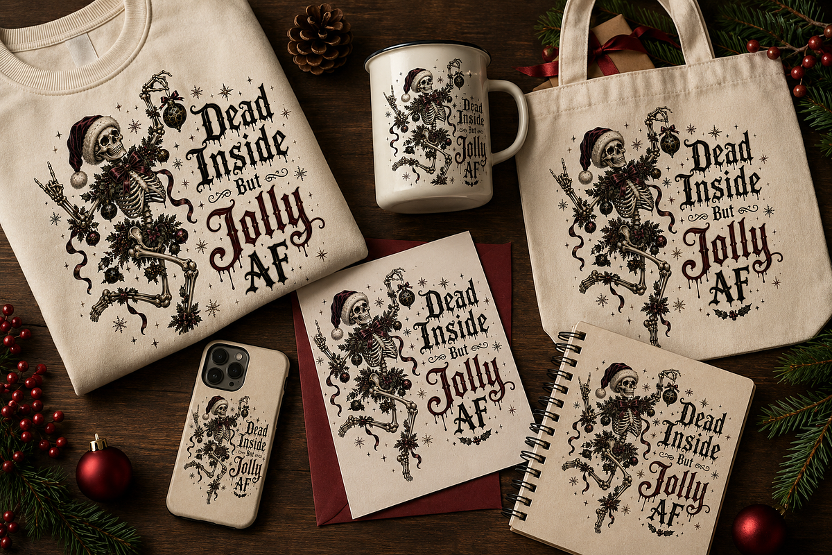 Gothic Christmas Halloween Bundle, an Object Graphic by Daisy Design (Photo 3 of 16)