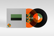 7 Vinyl Mockup, a Packaging Mockup by Glue Lab (Thumbnail 1 of 5)