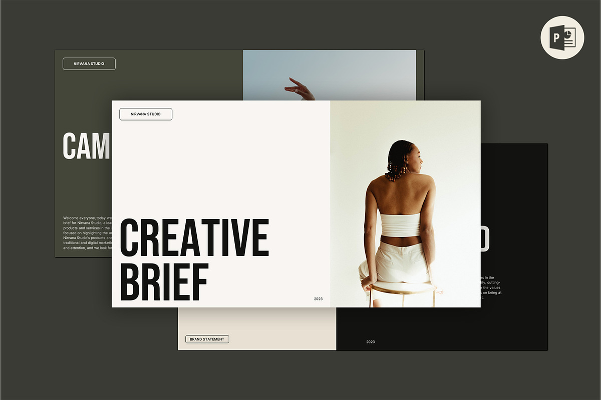 Nirvana Creative Brief - Power Point, a Presentation Template by Sixtemp (Photo 1 of 7)
