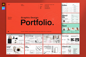 Design Portfolio Presentation, a Presentation Template by E-Type