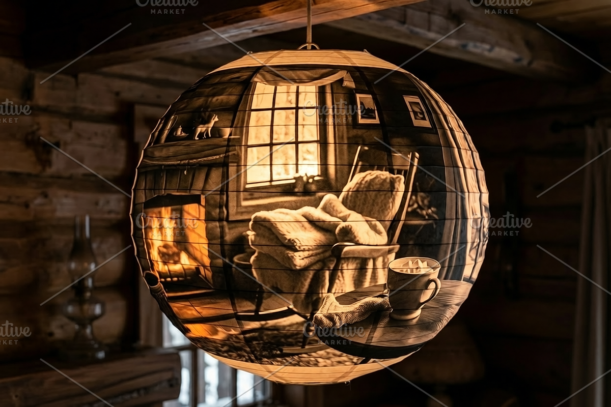 Winter Cabin Serenity | Stock Photo, a Holiday Photo by Aura Canyon HQ (Photo 14 of 15)