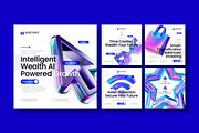 AI Marketing Social Media Post Set, a Social Media Template by MightyDesign (Thumbnail 1 of 8)