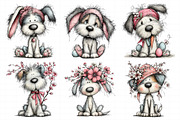 Whimsical Easter Dogs Clipart, an Illustration by Daily.Designs (Thumbnail 5 of 8)