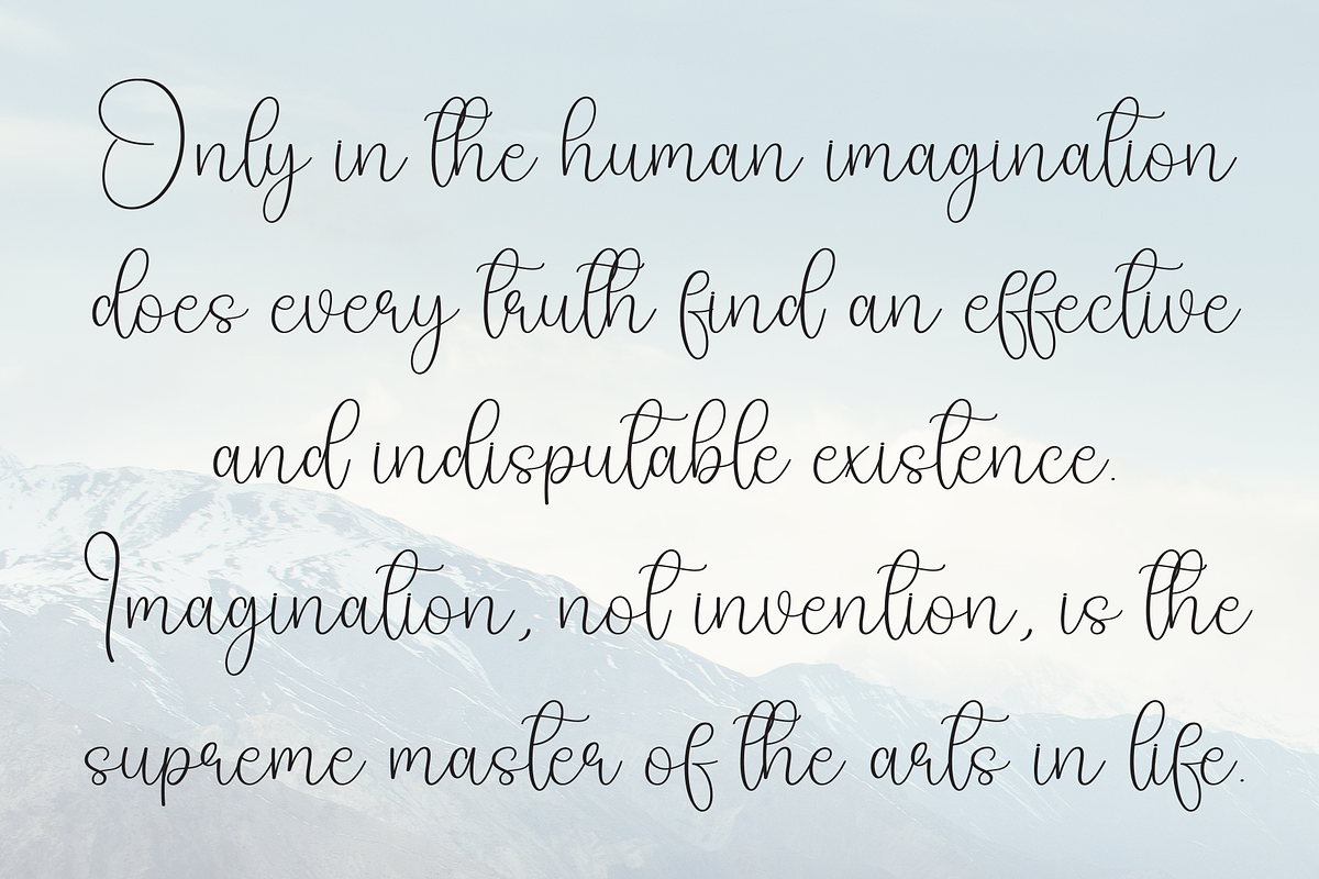 Sparkle | Script Font, a Handwritten Font by Scratchones (Photo 6 of 9)