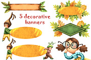 Forest Fairy Tale - Clip Art Set, an Animal Illustration by Mashamashastu (Thumbnail 9 of 12)