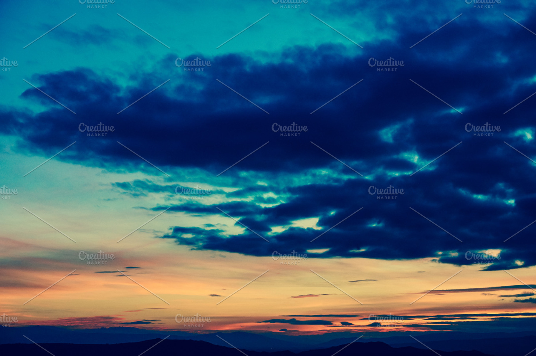 Sunset Sky Stock Photo Containing Summer And Sky