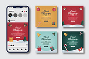 Christmas Social Media Post, a Social Media Template by MightyDesign (Thumbnail 1 of 8)